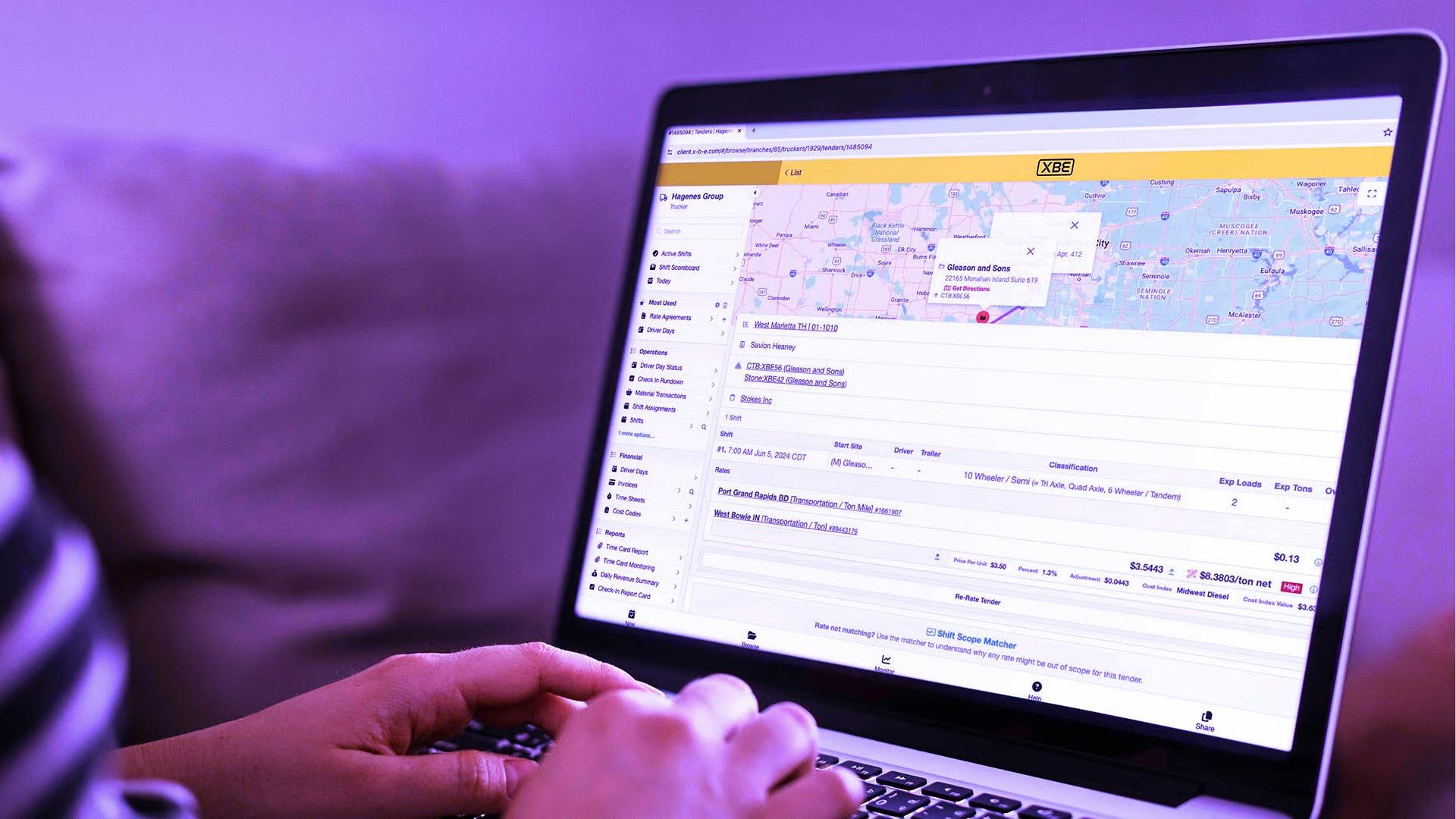 Business meeting with presentation and team collaboration